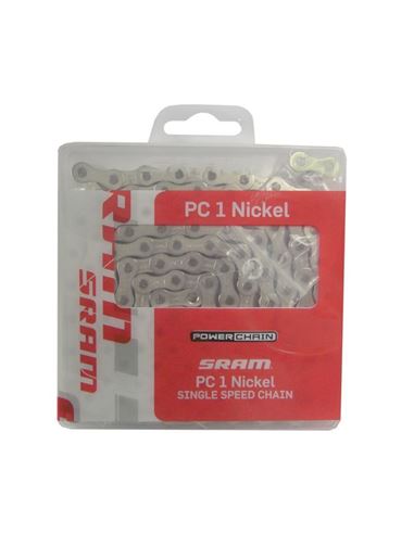 CADENA SRAM PC1 114 ESLABONES 1V PLATA