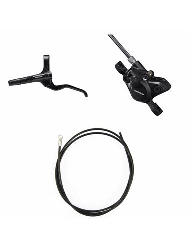 SHIMANO KIT FRENO DISCO DEL. NEGRO BL-MT201 + BR-MT200 + LAT