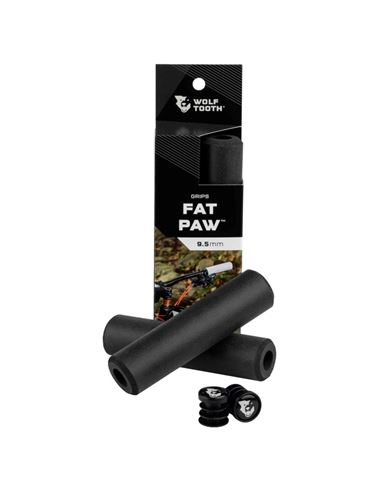 PUÑOS FAT PAW SILICONA 9.5MM NEGRO